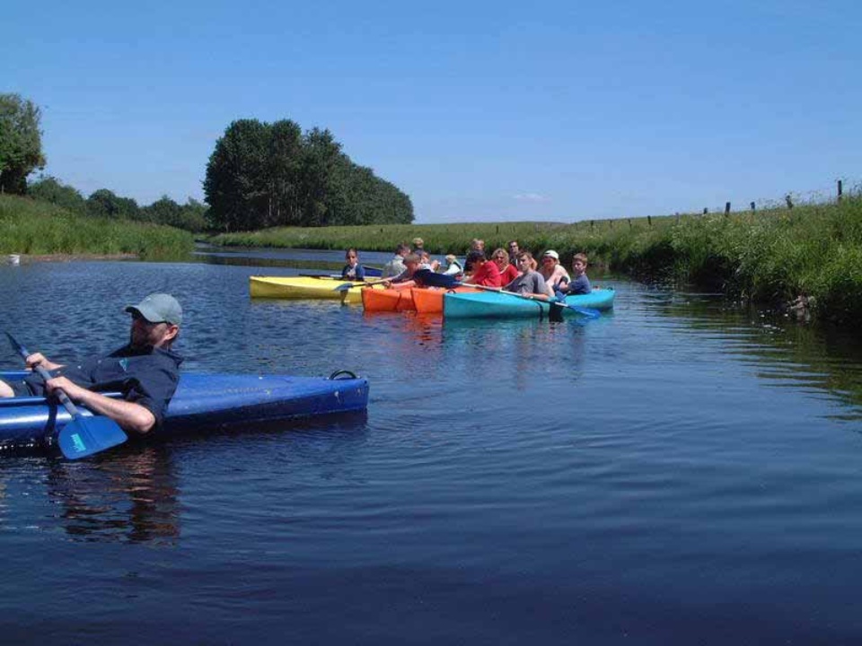 Kanu fahren in unmittelbarer Nähe der Ferienwohnung Bocholt/Lowick an der Aa